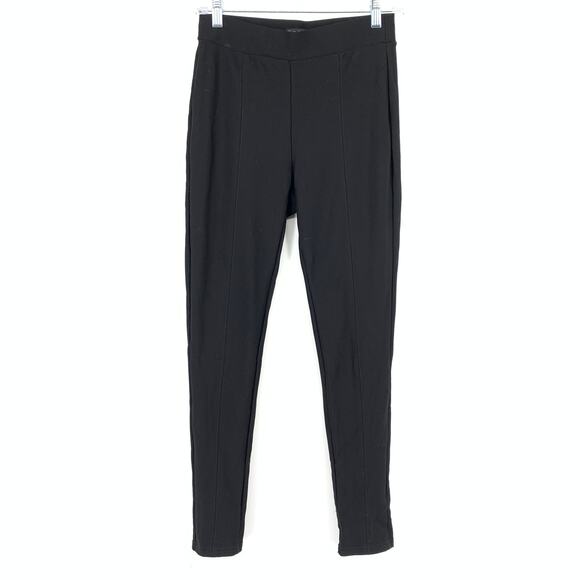SOLD Kay Unger Pull On Leggings Womens Size Small Black Elastic Waist - Picture 2 of 7